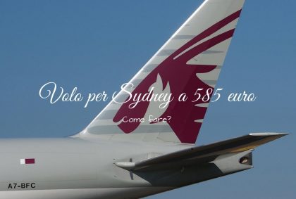 Volo per Sydney a 585 euro