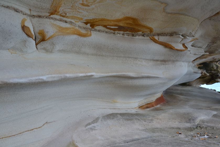 Rocce erose dal vento a Bondi