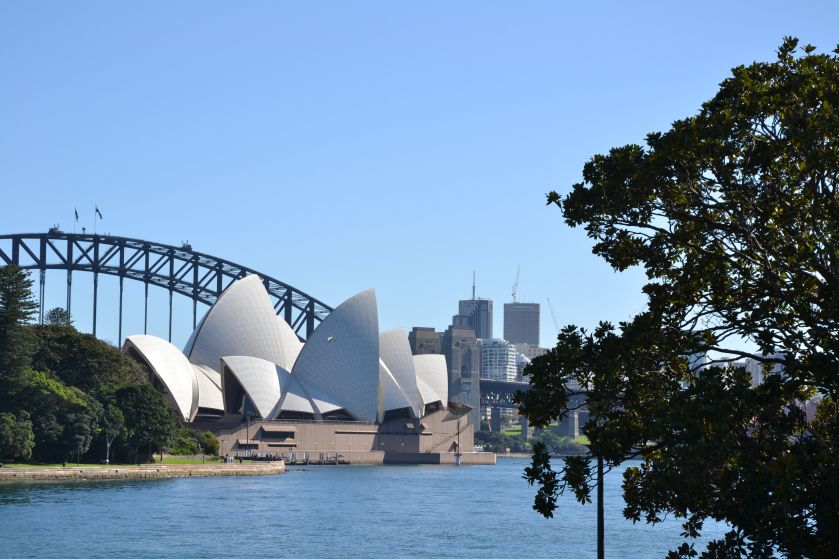 Sydney Opera House da Royal Botanic Gardens