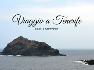 Viaggio a Tenerife con Neos Air