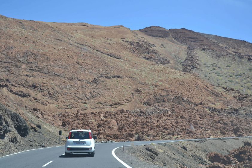 Strada sul Teide