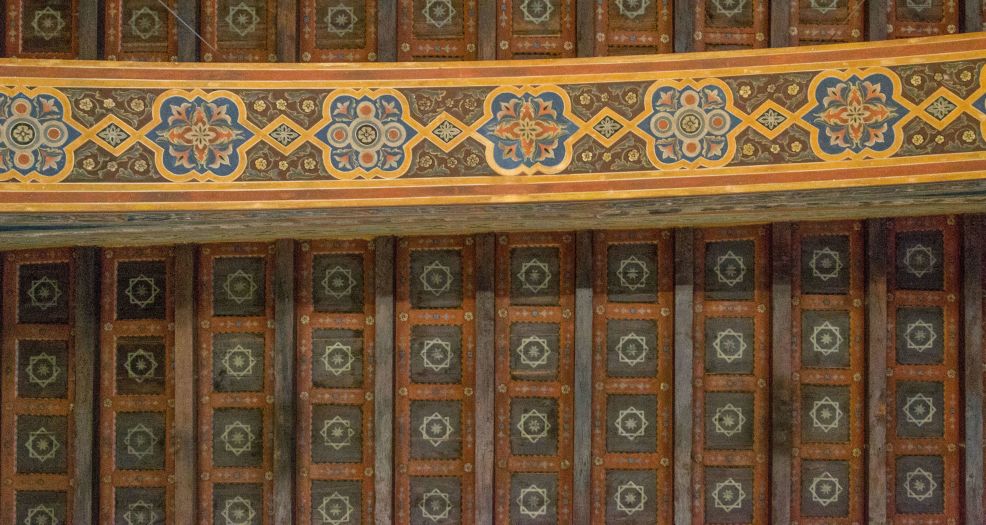 Il soffitto di Sala dei Notari
