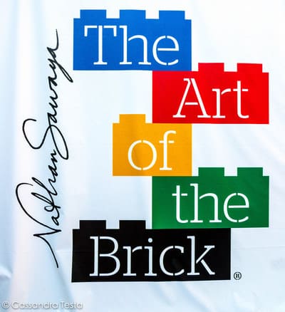The Art Of The Brick Insegna
