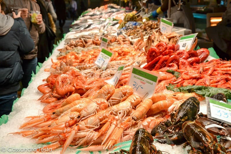 Banco del pesce, La Bocqueria - Barcellona