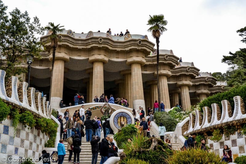 La scalinata del dragone, Barcellona