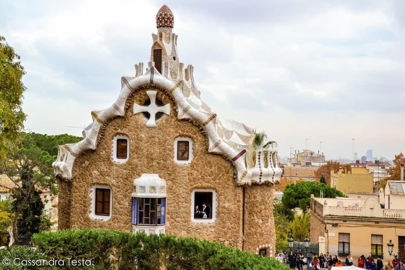 L'entrata di Parco Güell, Barcellona
