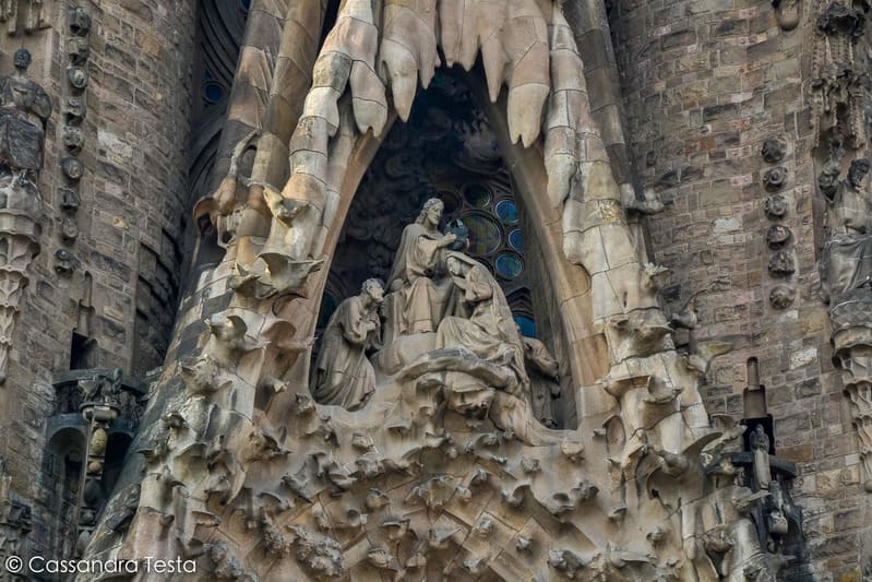Particolare della Sagrada Familia, Barcellona