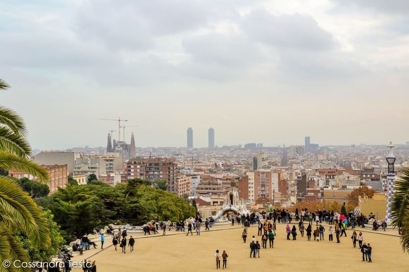 Piazza principale di Parco Güell, Barcellona
