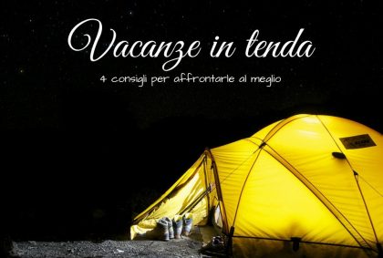 Vacanza in tenda