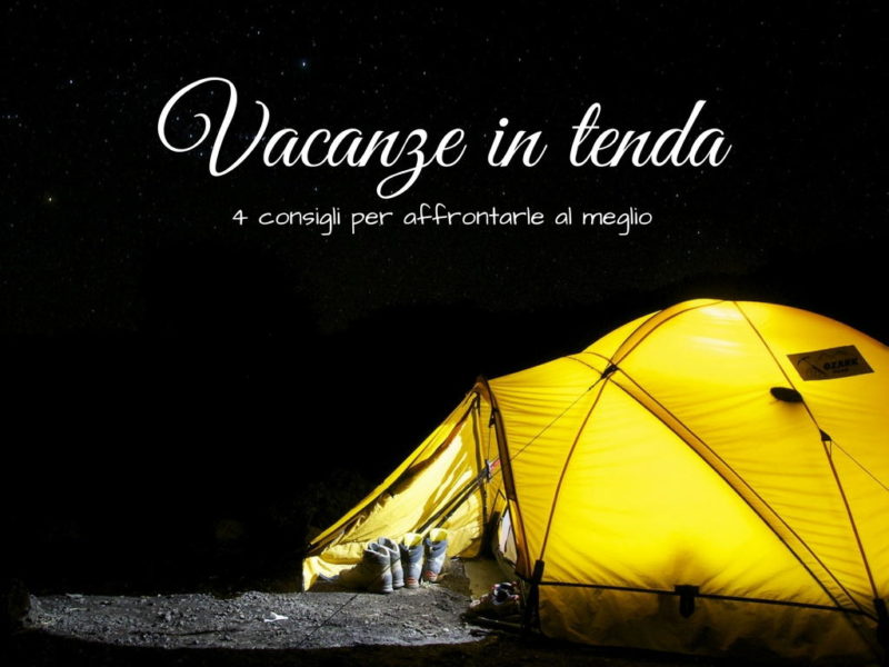 Vacanza in tenda
