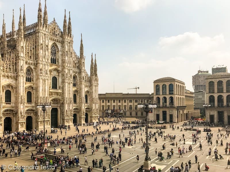 Vista di Piazza Duomo