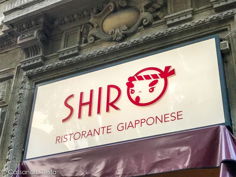 Insegna Shiro Poporoya, Milano