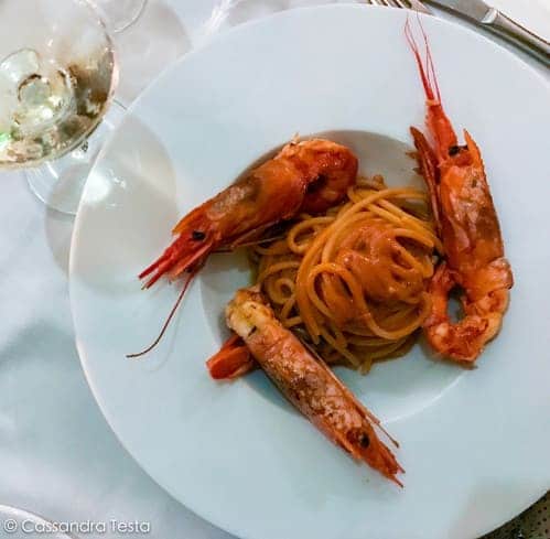 Spaghettoro ai gamberoni e la loro bisque, I Poeti del Gusto - Saronno