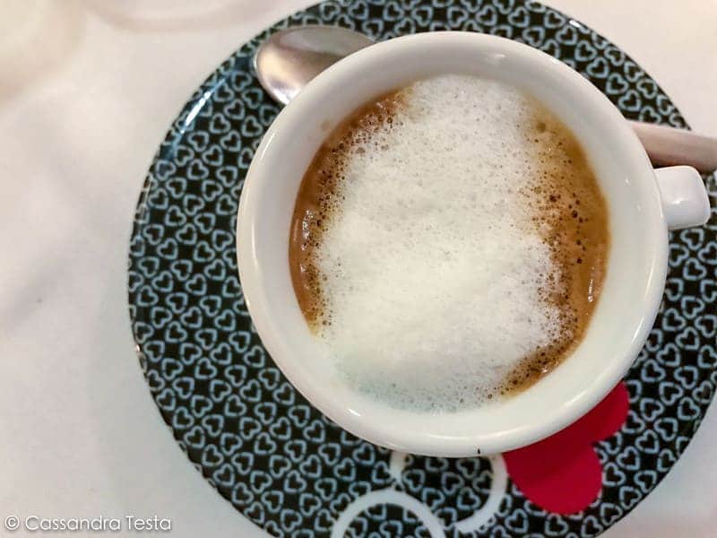 Tazzina di caffè macchiato, I Poeti del Gusto - Saronno