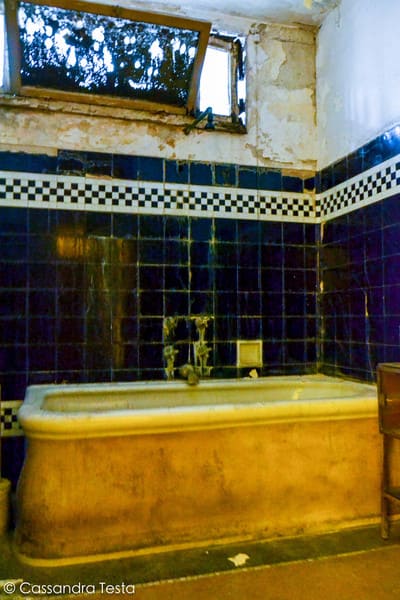 Un bagno dell'Albergo Diurno