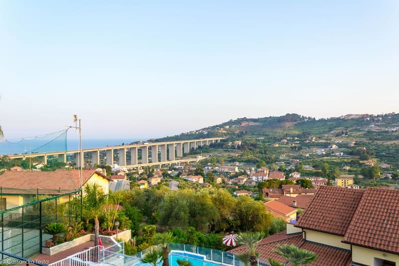 Panorama dal ristorante A Cassa Garba