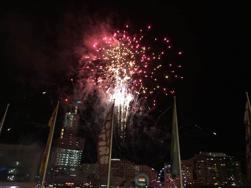 Fuochi d'artificio a Darling Harbour
