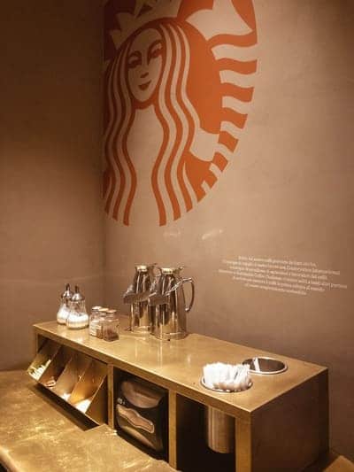 Dettaglio Starbucks a Milano
