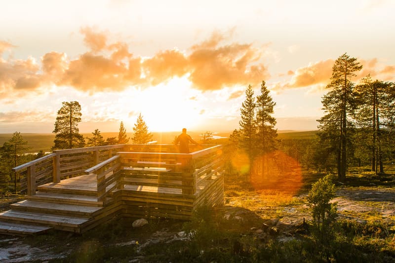 Rovaniemi in Autunno Sole