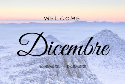 Welcome Dicembre