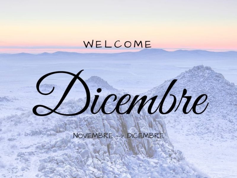 Welcome Dicembre