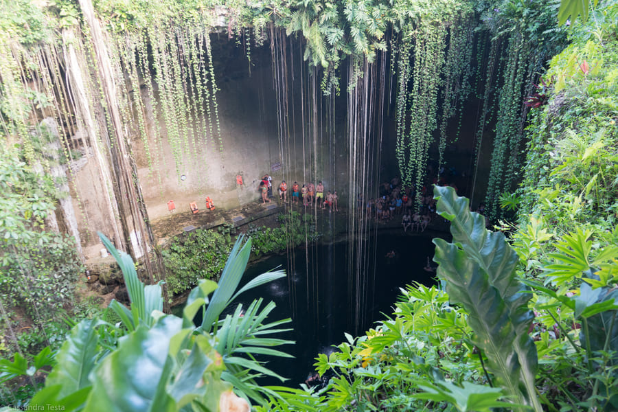 Cenote in Messico