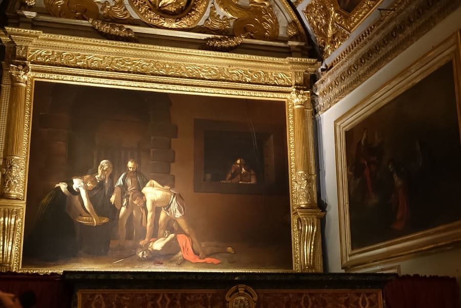 Decapitazione di San Giovanni, Caravaggio