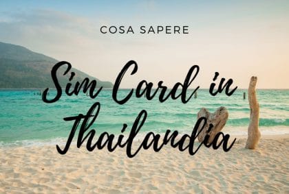 Sim Card in Thailandia