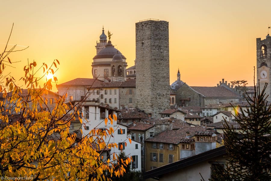 Tramonto dalla Rocca di Bergamo