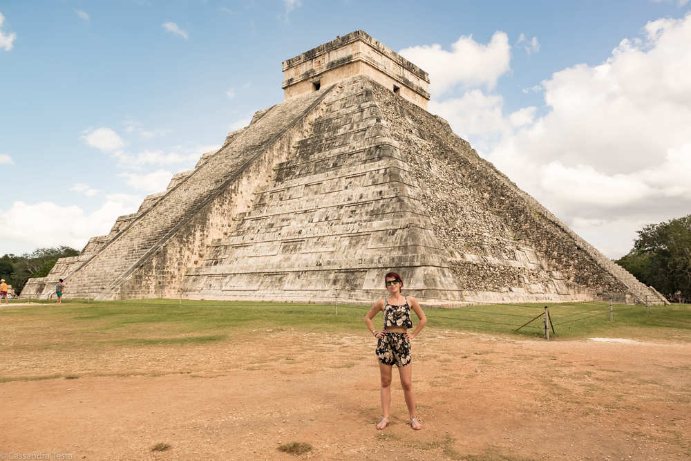 Eccomi a El Castillo, Chichen Itzà