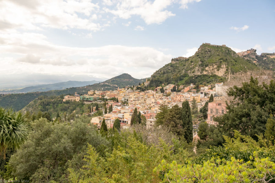 Vista di Taormina dal Teatro