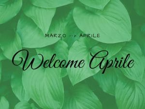 Welcome Aprile
