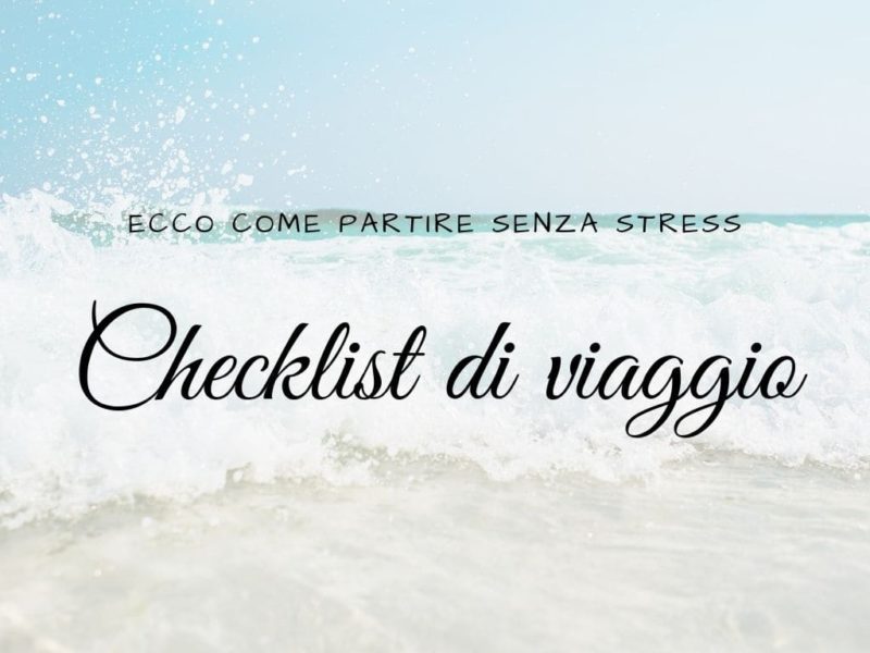 Checklist di viaggio