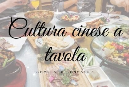 La cultura cinese a tavola