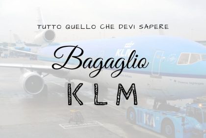 Copertina dell'articolo dedicato al bagaglio della compagnia aerea KLM