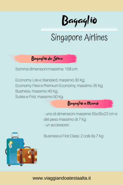 Bagaglio Singapore Airlines Pinterest