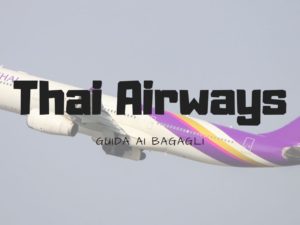 Bagaglio Thai Airways