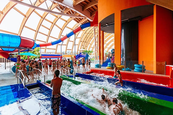 Area arrivo degli Scivoli di Acquaworld