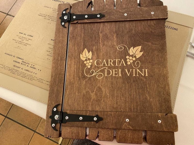 Carta dei Vini Ristorante San Carlo