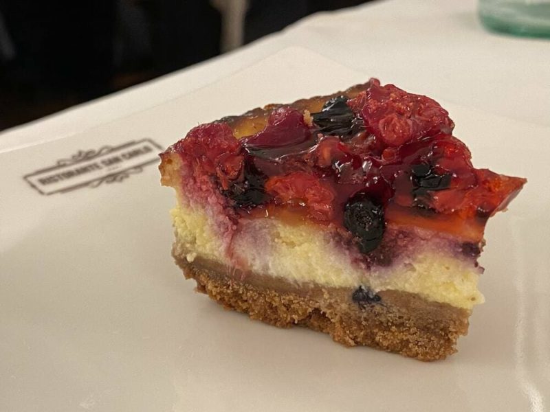 Cheesecake ai frutti di bosco