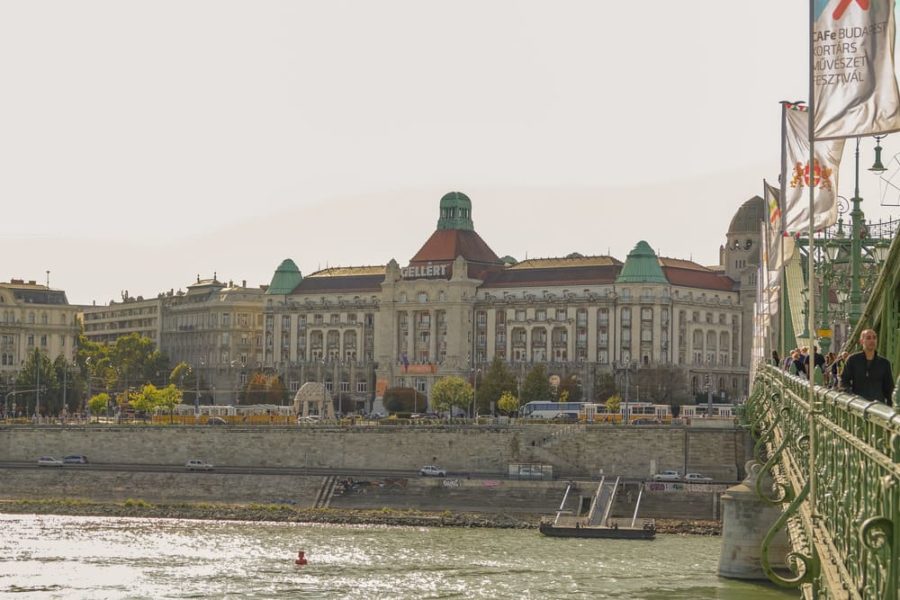 Esterno delle Terme di Gellert a Budapesy