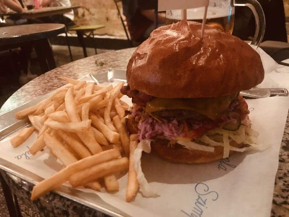 Hamburger allo Szimpla Kert