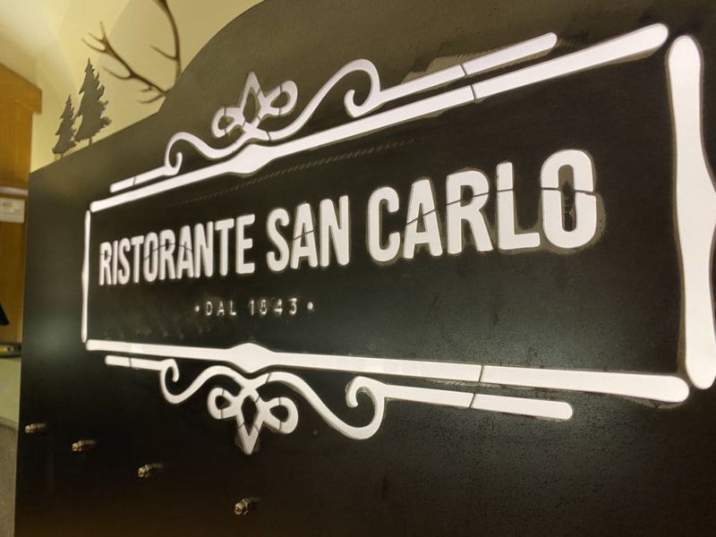 Insegna Ristorante San Carlo