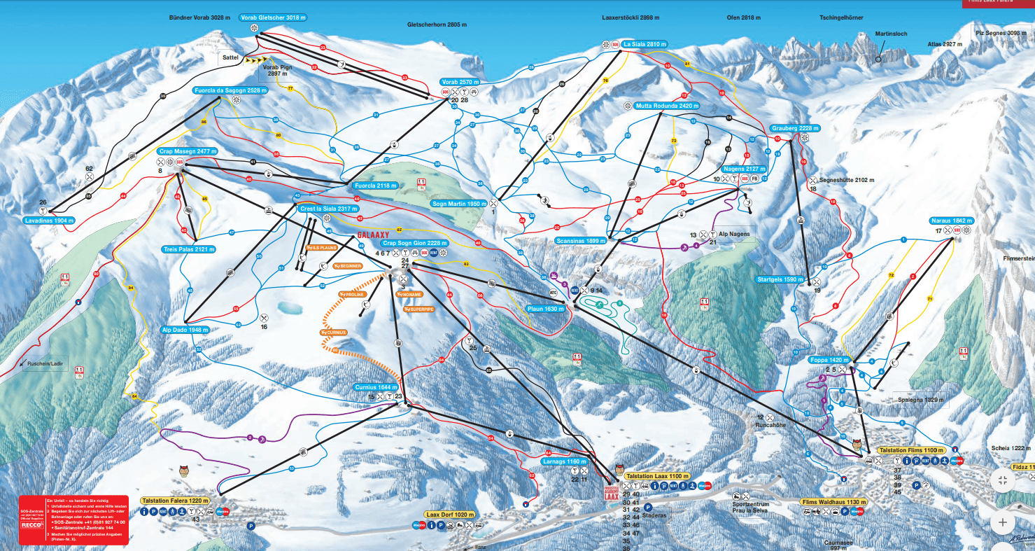 sciare a laax