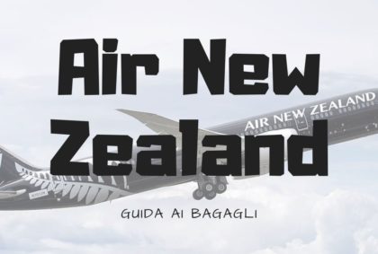 Bagaglio Air New Zealand