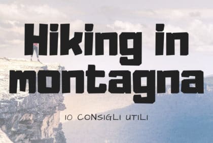 hiking in montagna