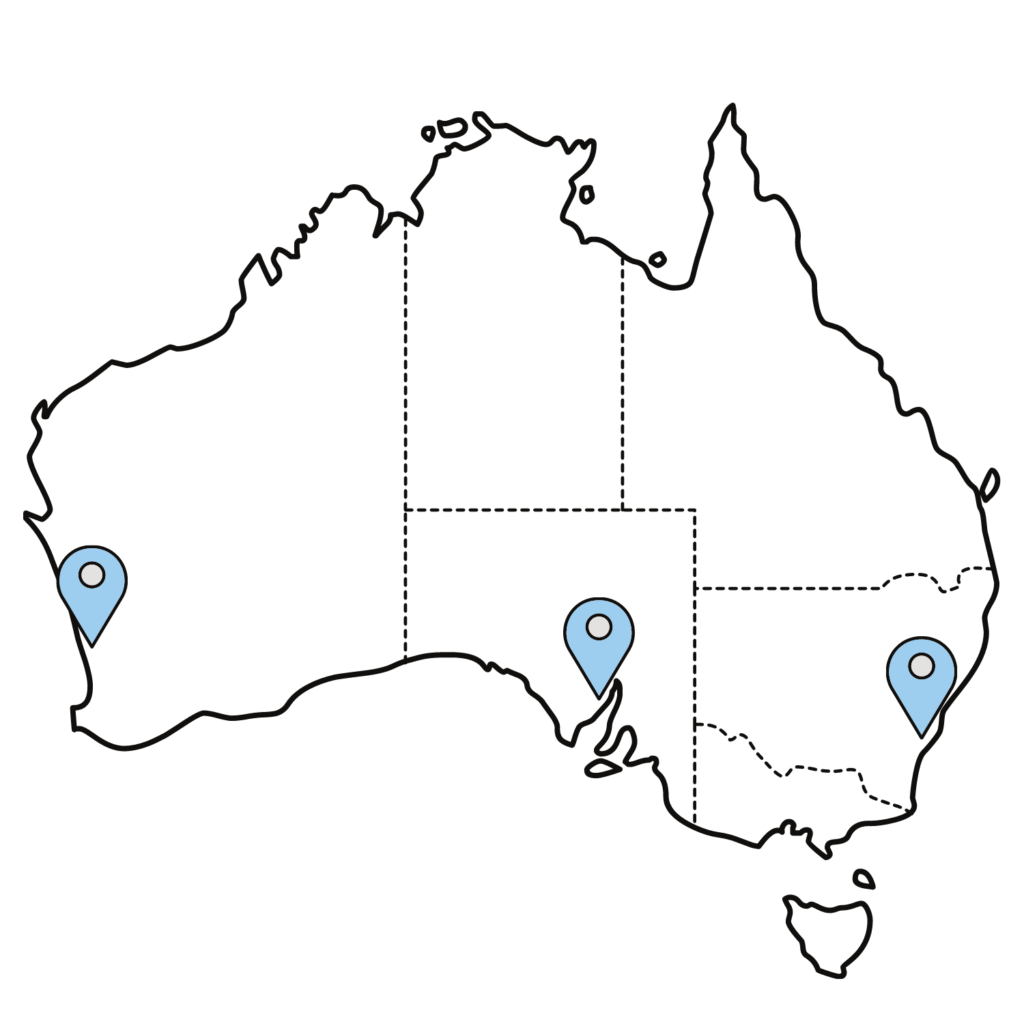 Mappa Australia