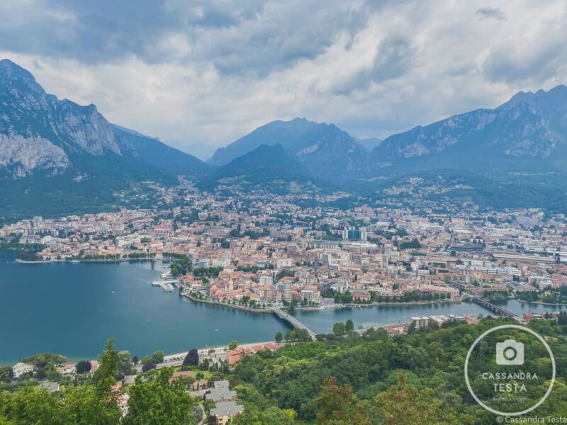 Vista su Lecco da Pian Sciresa