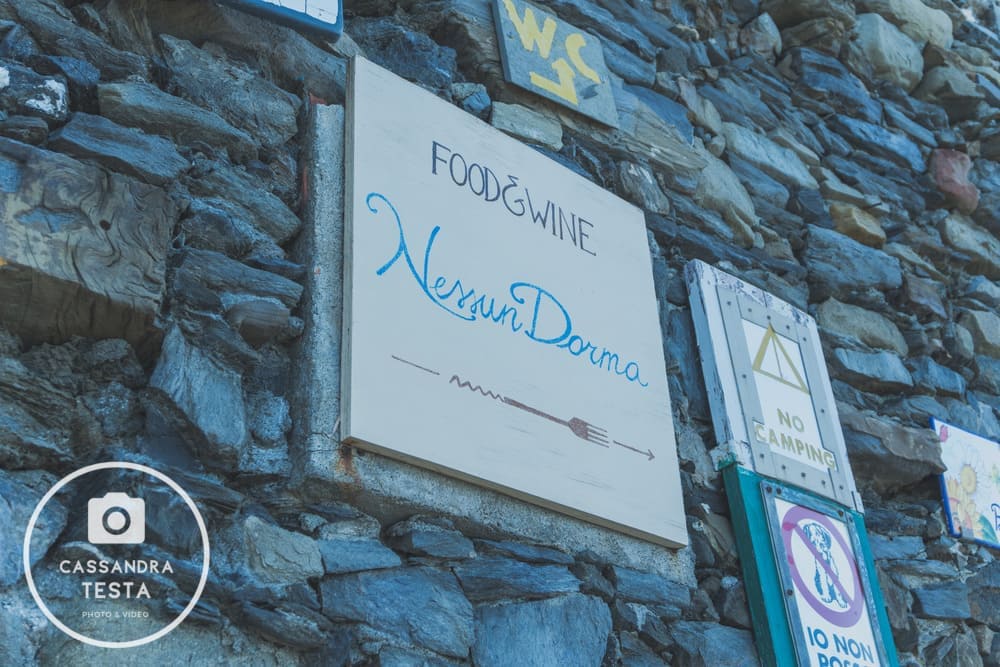 Nessun Dorma Manarola