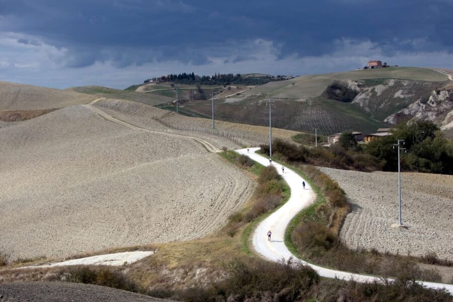 Pista ciclabile Eroica Toscana